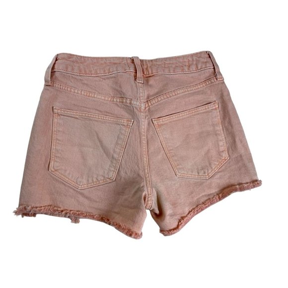 Universal Thread Women's Jeans Shorts Vintage Midi Cotton Mid Rise Peach SZ 0/25 - Picture 5 of 14